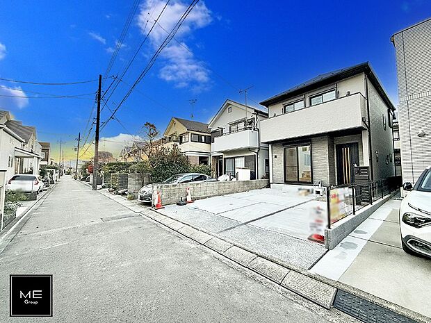 【前面道路含む現地写真】■新しい住まい、街の新しい風景