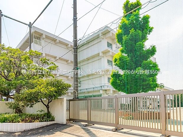 横浜市立新吉田第二小学校（約950m・徒歩12分）