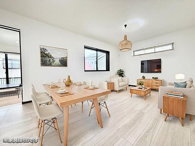 【リビング】いつの間にか家族が集まっちゃうそんなリビングいいですよね