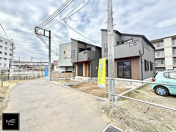 【前面道路含む現地写真】■新しい住まい、街の新しい風景