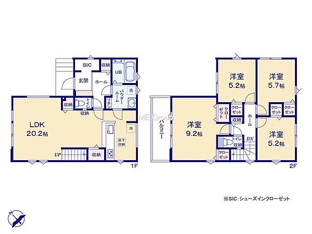 【4LDK】1号棟