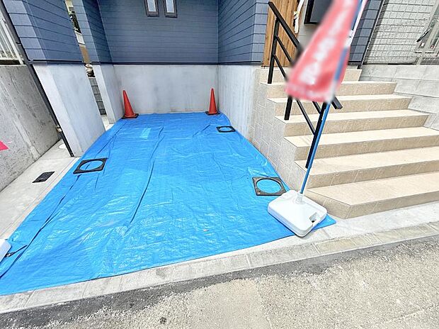 【駐車場】1号棟  ■自宅にカースペースがあると助かります