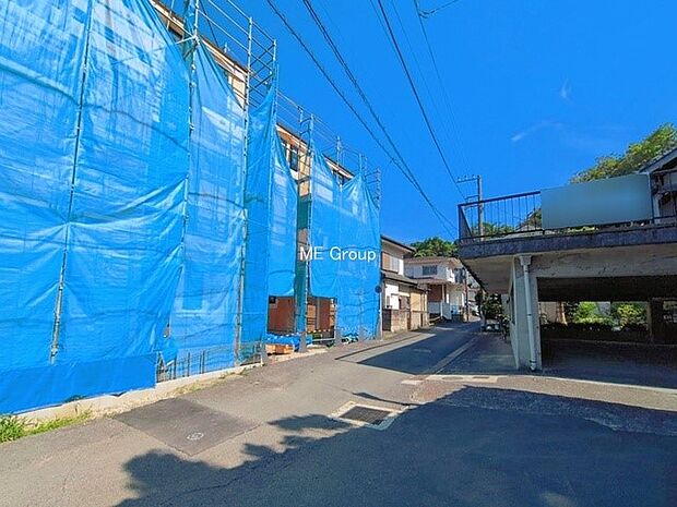 【前面道路含む現地写真】■新しい住まい、街の新しい風景