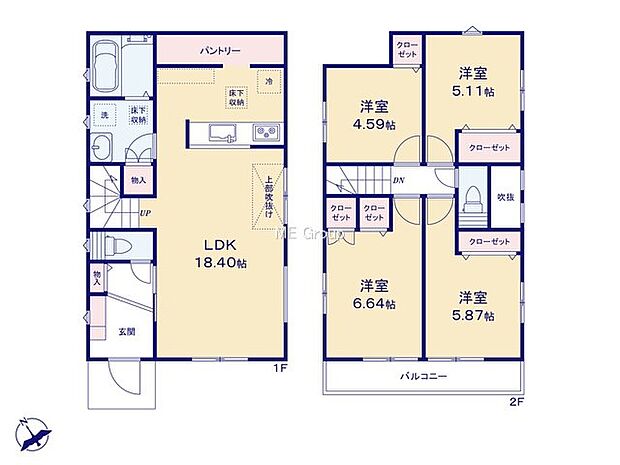 【4LDK】2号棟  