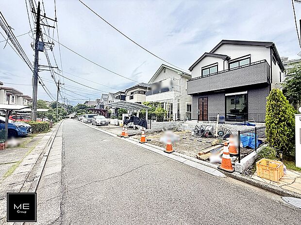 【前面道路含む現地写真】■新しい住まい、街の新しい風景