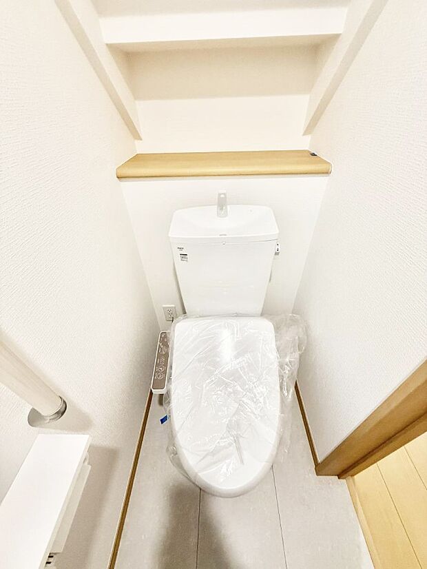 【トイレ】D号棟 ■毎日使う場所だからこそ、清潔感溢れる空間