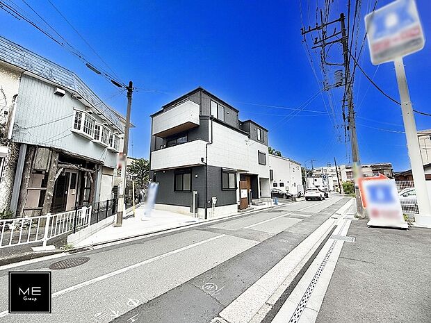 【前面道路含む現地写真】■新しい住まい、街の新しい風景
