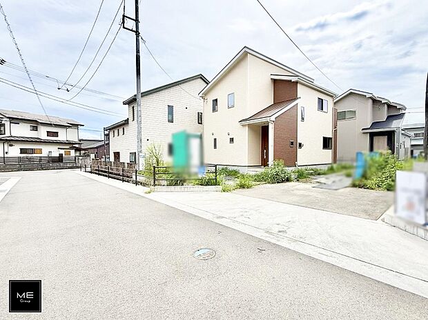 【前面道路含む現地写真】■新しい住まい、街の新しい風景
