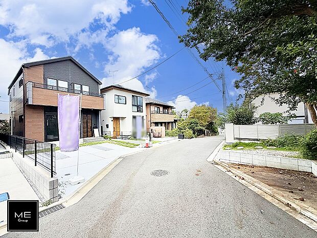 【前面道路含む現地写真】■新しい住まい、街の新しい風景