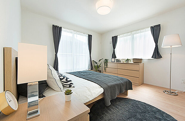 【シックハウス対策】内装の仕上げにはホルムアルデヒドの発散が最も少ない建材を使用し、シックハウス症候群の原因となるホルムアルデヒドを抑える対策をしています。