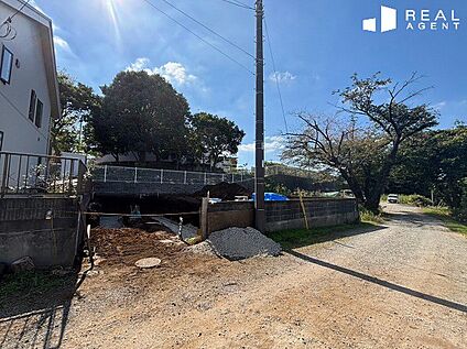 現地前面道路
