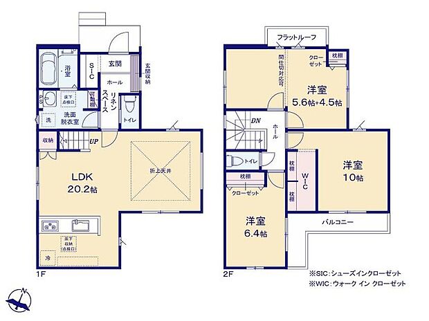 (4号棟)、価格2898万円、3LDK、土地面積165.05m2、建物面積105.04m2