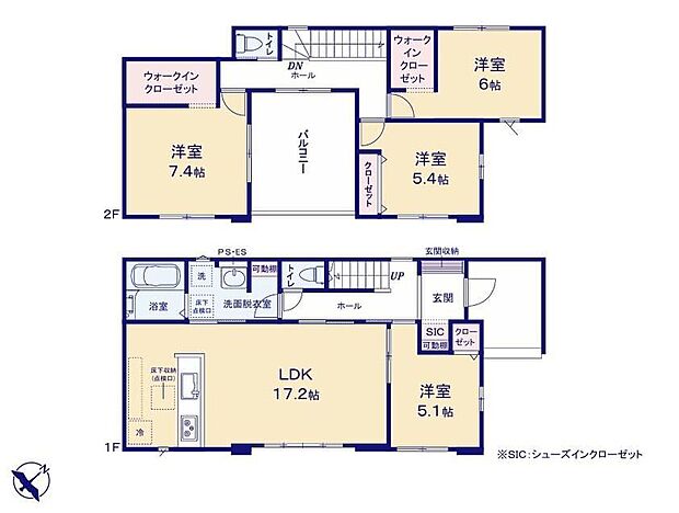 (１号棟)、価格2998万円、4LDK、土地面積222.51m2、建物面積120.53m2 