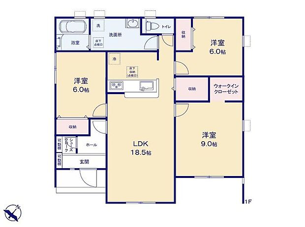 (２号棟)、価格2390万円、3LDK、土地面積273.98m2、建物面積90.26m2