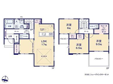 間仕切り対応ですので、間取りを生活スタイルに合わせられます！将来、家族が増えた・ご両親と同居することになったなど環境に変化がありましても、個々のプライベート空間を充実してくれます！ 