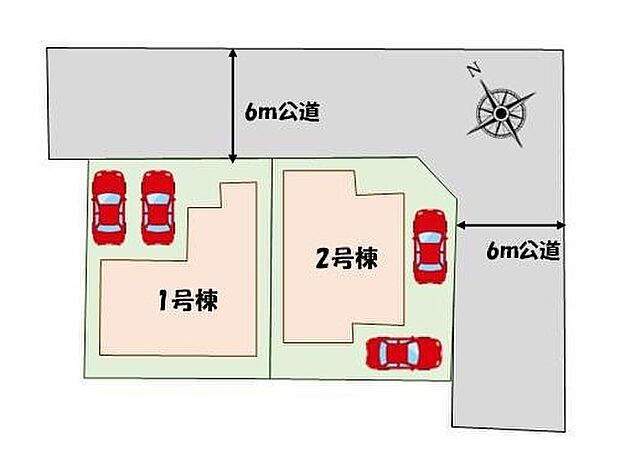 ≪全体区画図≫
子育てするにはぴったりゆとりのあるライフ生活を送れる住環境♪ぜひ環境の良さをお客様の目でお確かめください♪