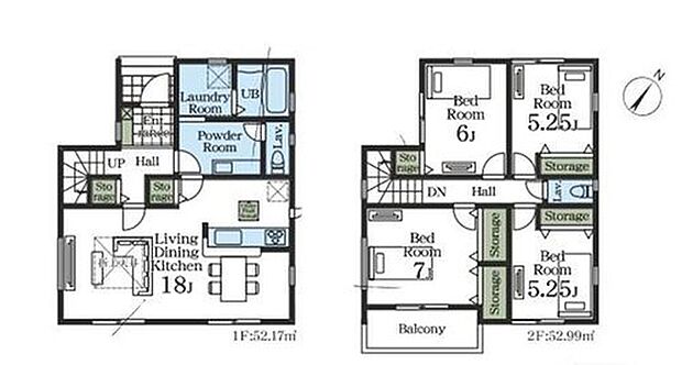 (1号棟)、価格2990万円、4LDK、土地面積121.58m2、建物面積105.16m2

