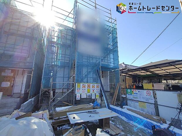 ◆1号棟◆休日にご家族揃ってご見学はいかがでしょうか♪実際の現地を見てみると図面などではわからない、新たな発見もありますのでまずはお気軽にお問い合わせください♪