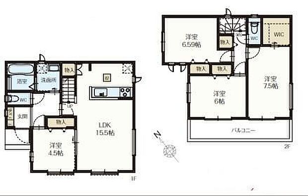(D号棟)、価格3890万円、4LDK、土地面積100.11m2、建物面積95.27m2