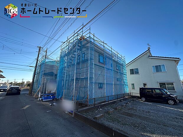 【現地外観写真】◆耐震性能にこだわる「飯田グループ」の家です！お客様のすまいと安全を守る大切な住宅だからこそ、実際の建物の作りと安心感をぜひ現地にてご体感ください！ご見学予約受付です！