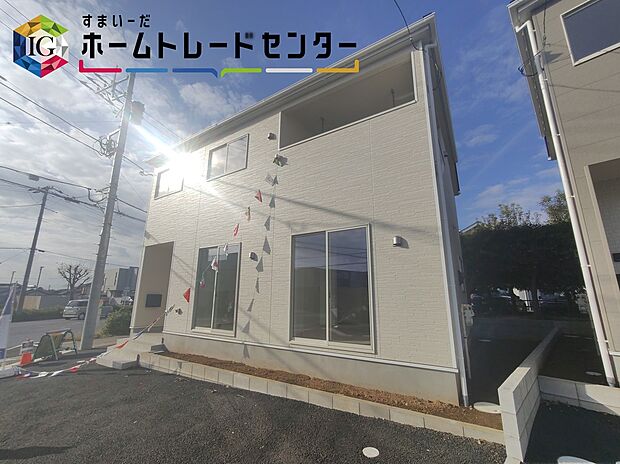 【現地外観写真】◆耐震性能にこだわる「飯田グループ」の家です！お客様のすまいと安全を守る大切な住宅だからこそ、実際の建物の作りと安心感をぜひ現地にてご体感ください！ご見学予約受付です！