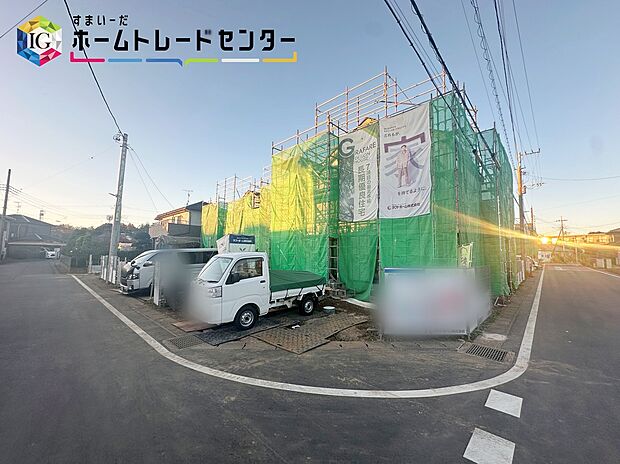 【現地外観写真】◆耐震性能にこだわる「飯田グループ」の家です！お客様のすまいと安全を守る大切な住宅だからこそ、実際の建物の作りと安心感をぜひ現地にてご体感ください！ご見学予約受付です！