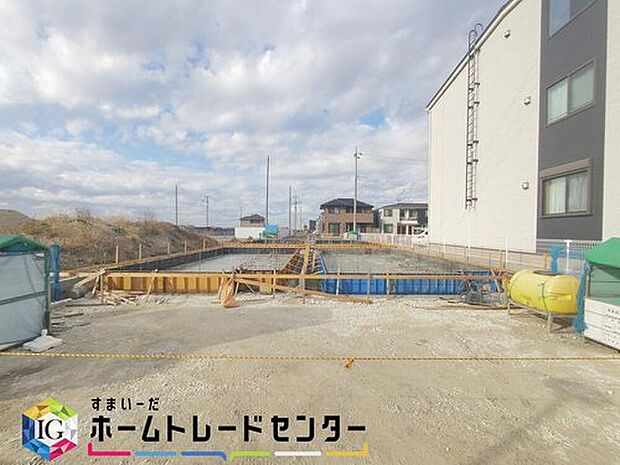 【現地外観写真】◆耐震性能にこだわる「飯田グループ」の家です！お客様のすまいと安全を守る大切な住宅だからこそ、実際の建物の作りと安心感をぜひ現地にてご体感ください！ご見学予約受付です！

