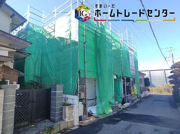 【現地外観写真】◆平日・お仕事帰りなど、いつでもご案内させていただきます!デザイン・目に見える設備面も大切ですが、耐震構造で地震に強い家の為、次代へ繋ぐ強固な住宅です。