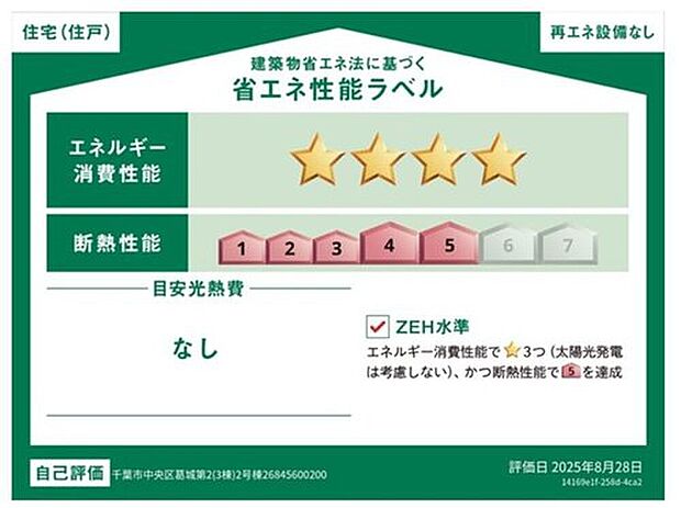 【【省エネ性能ラベル】】販売住戸が複数の場合、本ラベルは特定の住戸の性能を示すものであり全ての住戸の性能を示すものではありません。