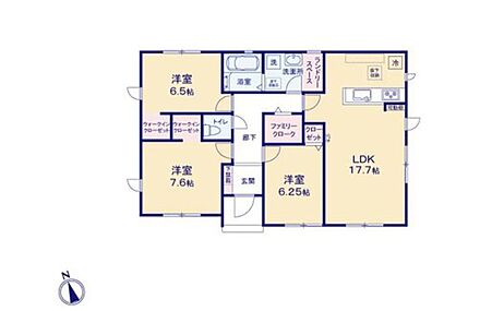 生活がワンフロアで完結する平屋は、家族と顔を合わせる機会が増えるため、お互いの様子がよくわかるようになり家族の絆がより深まります♪ファミリークロークやウォークインクローゼットなど収納豊富♪ 