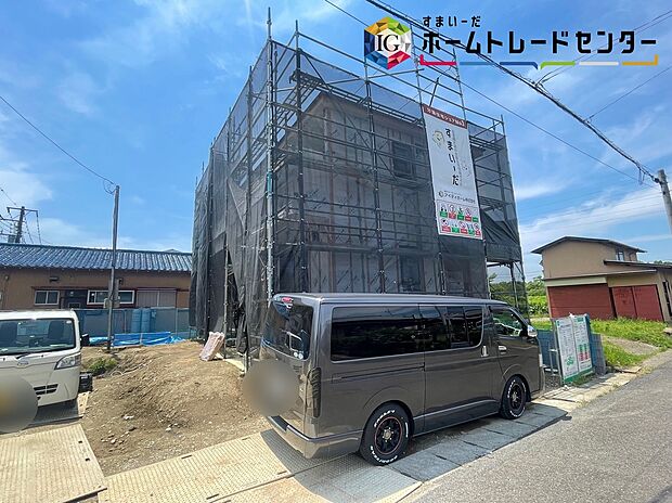 【現地外観写真】◆休日にご家族揃ってご見学はいかがでしょうか♪実際の現地を見てみると図面などではわからない、新たな発見もありますのでまずはお気軽にお問い合わせください♪
