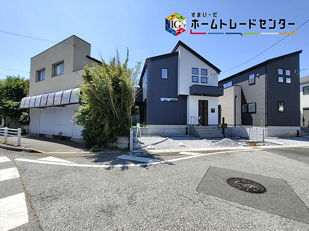 【現地外観写真】◆休日にご家族揃ってご見学はいかがでしょうか♪実際の現地を見てみると図面などではわからない、新たな発見もありますのでまずはお気軽にお問い合わせください♪