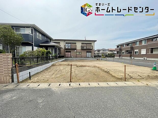 【現地外観写真】◆休日にご家族揃ってご見学はいかがでしょうか♪実際の現地を見てみると図面などではわからない、新たな発見もありますのでまずはお気軽にお問い合わせください♪