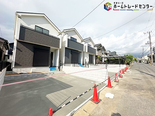 【現地外観写真】◆耐震性能にこだわるお家です!お客様のすまいと安全を守る大切な住宅だからこそ、実際の建物の作りと安心感をぜひ現地にてご体感ください!ご見学予約受付です!