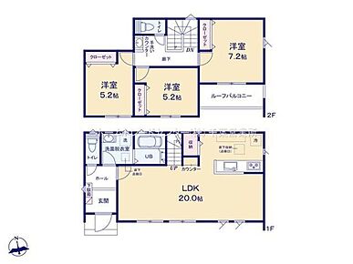 広々とした開放感あふれるリビングです。ゆったり寛げる充分な広さがございますので、ご家族でインテリアのレイアウトを考えるのも楽しみになりそうです♪全居室南向きの明るい邸宅♪ 