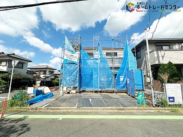 【現地外観写真】◆耐震性能にこだわる「飯田グループ」の家です!お客様のすまいと安全を守る大切な住宅だからこそ、実際の建物の作りと安心感をぜひ現地にてご体感ください!ご見学予約受付です!