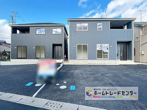 ３．４号棟
堂々完成いたしました！ぜひ現地にて、
実際の建物・街並み・日当たり等ご確認下さい♪お問い合わせはお気軽に☆