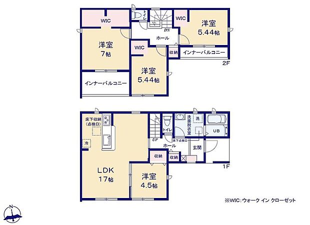 (1号棟)、価格2580万円、4LDK、土地面積161.84m2、建物面積110.97m2