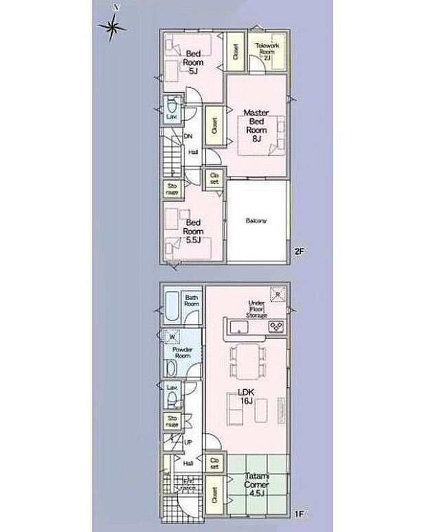 (2号棟)、価格2390万円、3LDK、土地面積172.66m2、建物面積105.3m2