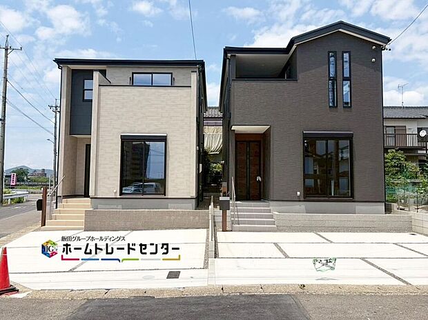【現地外観写真】１・２号棟・限定2邸。さまざまな設備や間取り、住み心地を現地で確認してみてください！物件資料がほしい！など　お気軽にお問い合わせ下さい☆