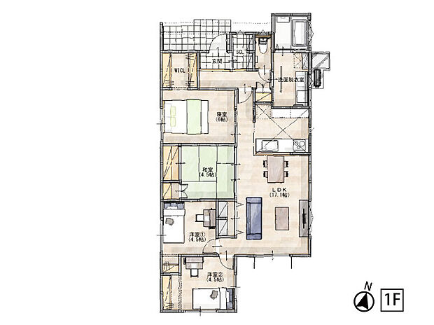 【2号棟/間取り】