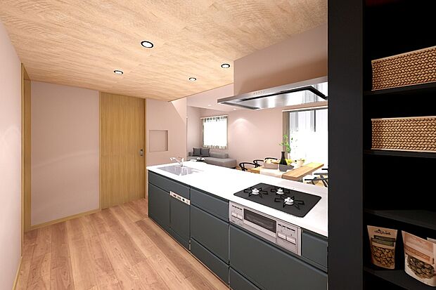 【内観完成イメージCG】キッチン