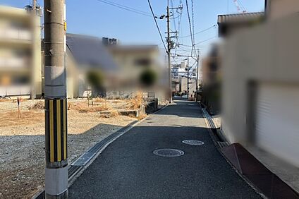 現地写真（前面道路）