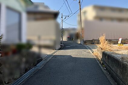 現地写真（前面道路）