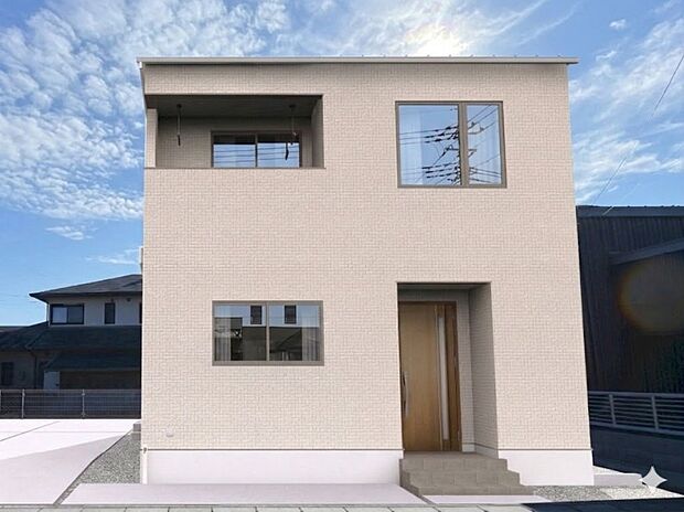 4台分は駐車できるカースペース。4LDKと、プライベートスペースをしっかり確保しつつ、楽しい家族団らんもできる広々15.1帖のLDKがある住まいです♪ ※画像はイメージです。※CGにて空を加工してます