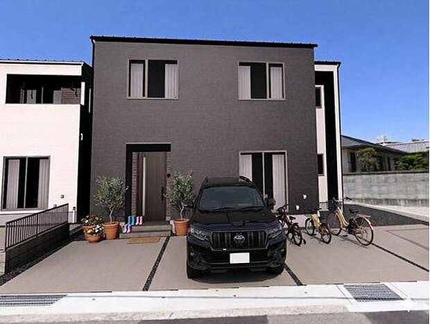 3台分は十分駐車できるカースペース。間取は4LDKと、プライベートスペースをしっかり確保しつつ、楽しい家族団らんもできる広々19.2帖のLDKがある住まいです♪ ※画像はイメージです。