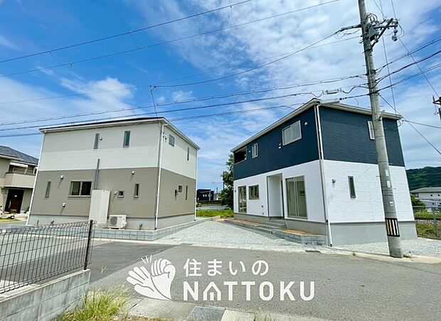 【現地写真(外観)【1号地】】耐震等級最高「3」取得で基準の1.5倍の性能・耐震強度で安心できます。