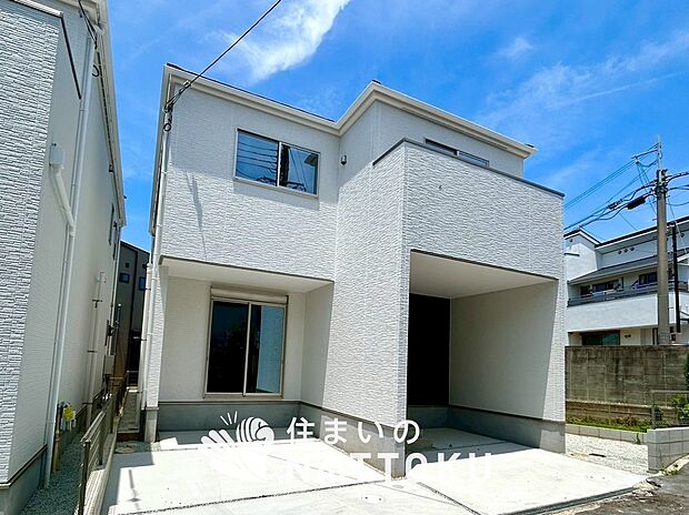 【現地写真(外観)【1号地】】健康被害に配慮したもっとも安全性の高い建材を採用し、シックハウス対策をしております。