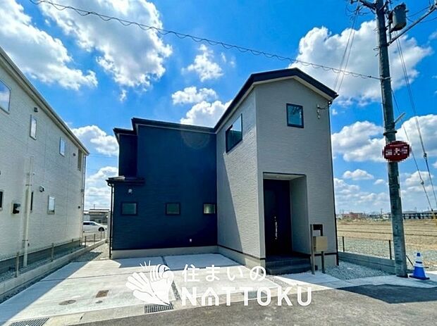 【現地写真（外観）【１号地】】耐震等級最高「３」取得で基準の１.５倍の性能・耐震強度で安心できます。