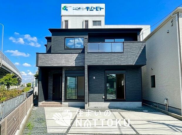 【現地写真（外観）【１号地】】健康被害に配慮したもっとも安全性の高い建材を採用し、シックハウス対策をしております。